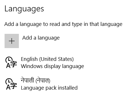 Add a Language Option