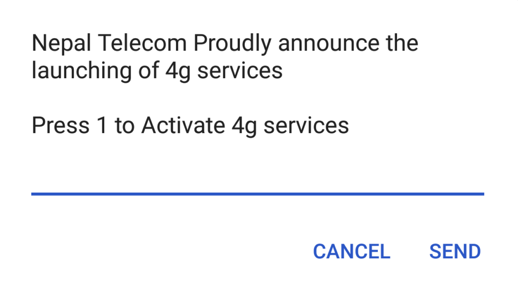 Activating 4G